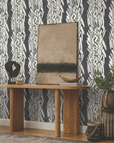 Timira Charcoal by Ronald Redding Botanical Wallpaper – York Designer Series ZA8062