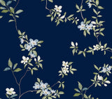 April Blossom Navy Wallpaper – Ronald Redding ZA8071