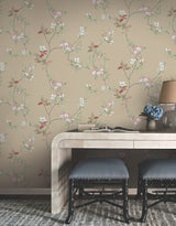 April Blossom Sand by Ronald Redding Wallpaper – York Designer Series ZA8073