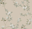 April Blossom Taupe Wallpaper by Ronald Redding, SKU ZA8075