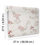 April Blossom Cream by Ronald Redding Floral Wallpaper – York Designer Series ZA8076