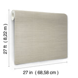 Amyra Silk Almond by Ronald Redding Textured Weaves Wallpaper – York Designer Series ZA8093N