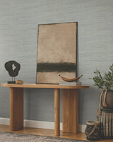 Amyra Silk Grey by Ronald Redding Textured Weaves Wallpaper – York Designer Series ZA8094N
