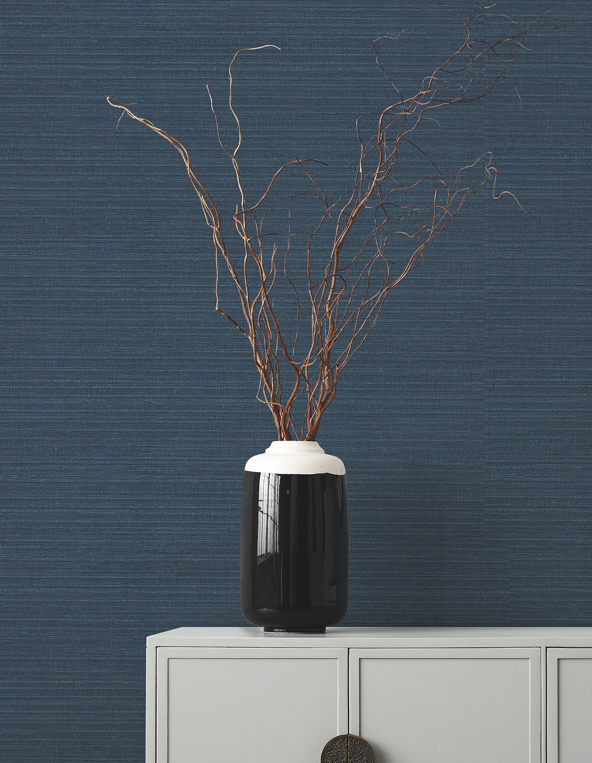 Amyra Silk Ink by Ronald Redding Textured Vinyl Wallpaper – York Designer Series ZA8098N