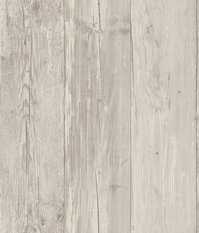 Wide Wooden Planks Grey & Black Wallpaper with Rustic Wood Look Pattern, Prepasted Sure Strip - York ZB3347