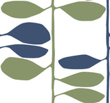 Sculpted Vines Alpine & Ultramarine wallpaper by York Wallcoverings