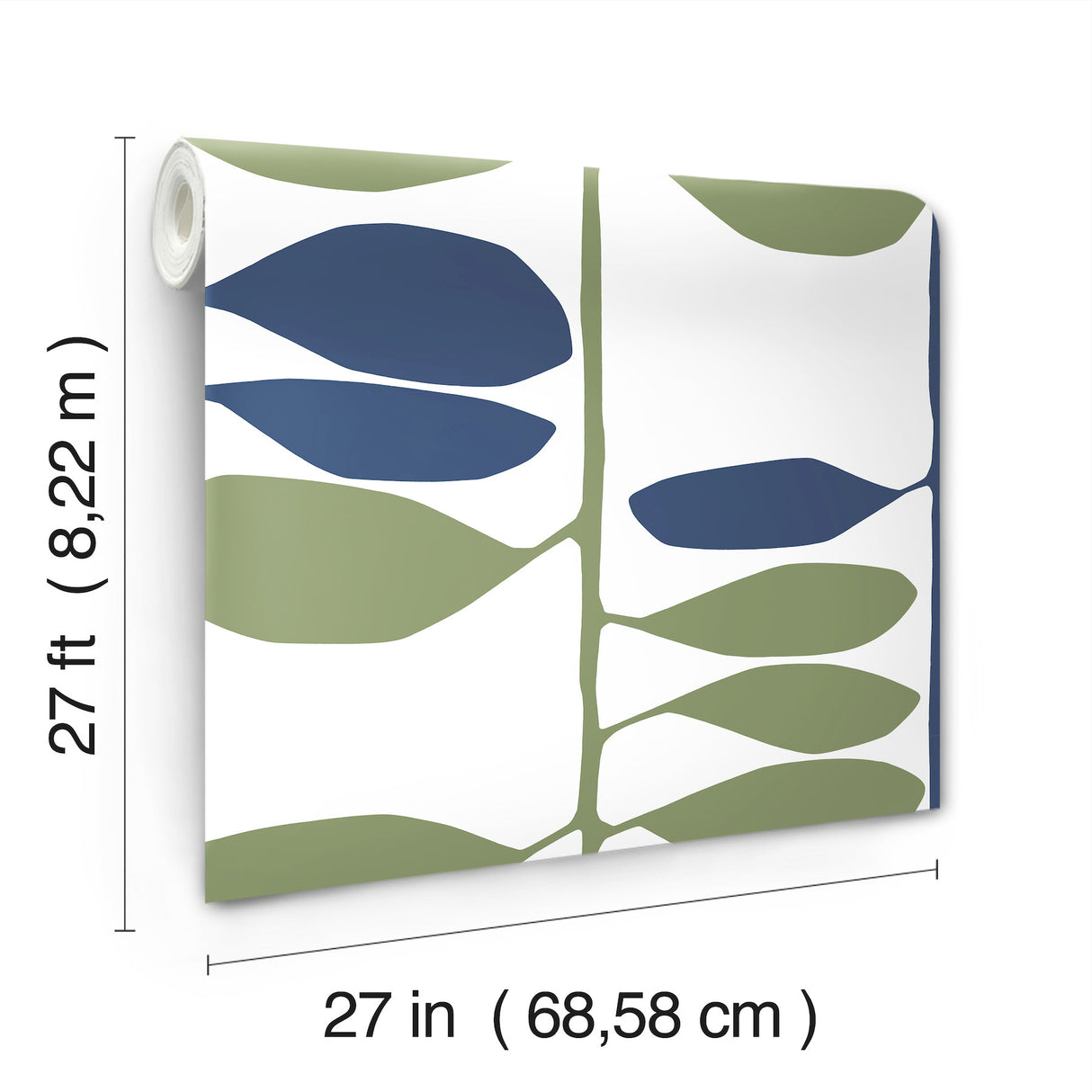 Sculpted Vines Alpine & Ultramarine by York Wallcoverings Botanical Wallpaper – York Wallcoverings ZM2801