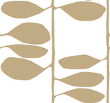 York Wallcoverings Sculpted Vines Gold non woven wallpaper, 27 in x 27 ft roll