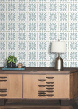 Mimosa Fleur Mineral by York Wallcoverings Wallpaper – York Wallcoverings ZM2806