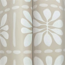 Mimosa Fleur Nude by York Wallcoverings Abstract Floral Wallpaper – York Wallcoverings ZM2808