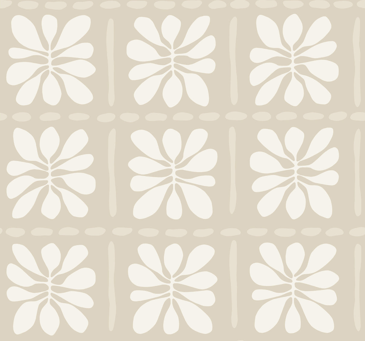 York Wallcoverings ZM2808 Mimosa Fleur Nude abstract floral non woven wallpaper roll