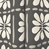 Mimosa Fleur Carbon Black by York Wallcoverings Floral Wallpaper – York Wallcoverings ZM2810