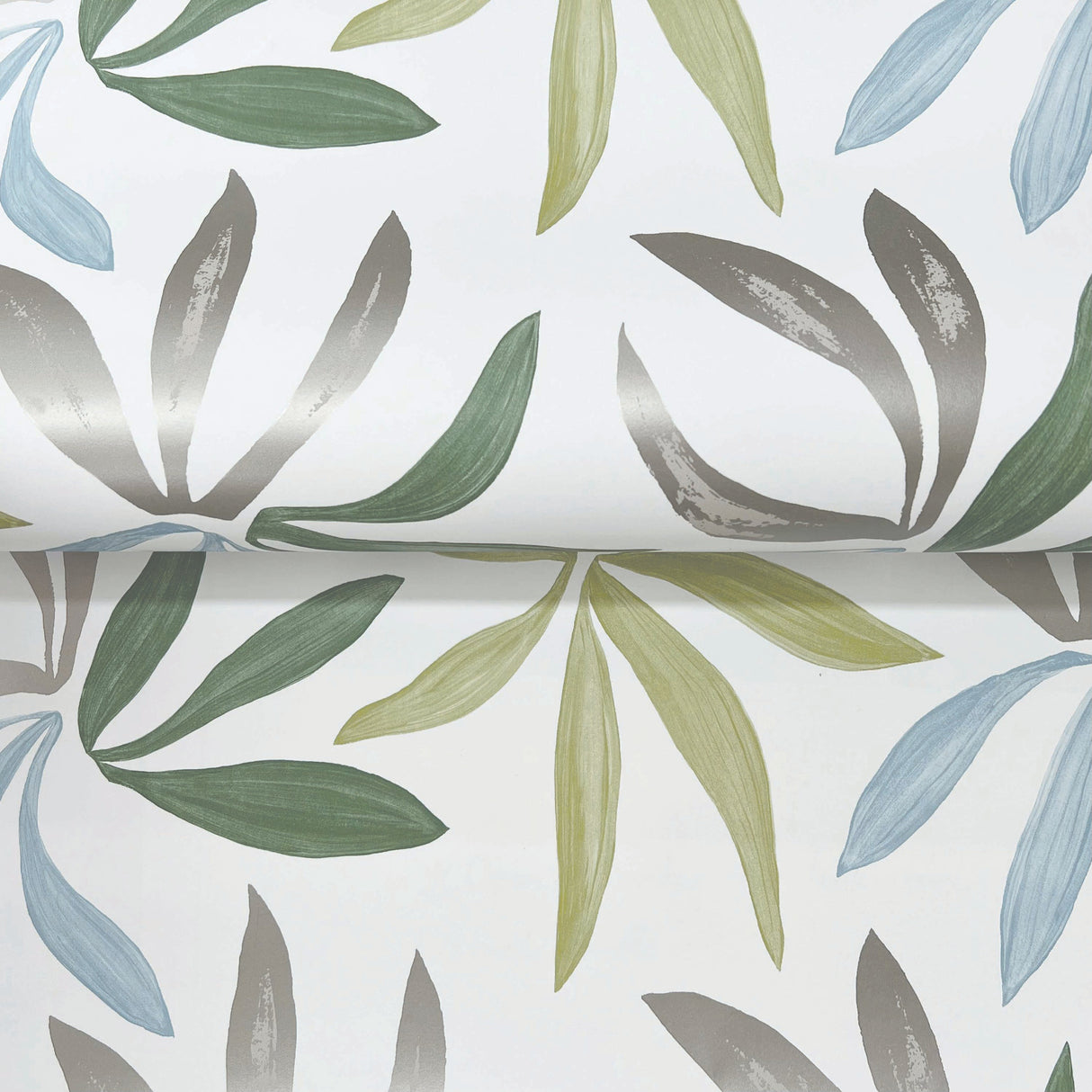 Little Garden Alpine & Sky & Silver by York Wallcoverings Tropical Wallpaper – York Wallcoverings ZM2813