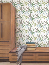 Little Garden Alpine & Sky & Silver by York Wallcoverings Tropical Wallpaper – York Wallcoverings ZM2813