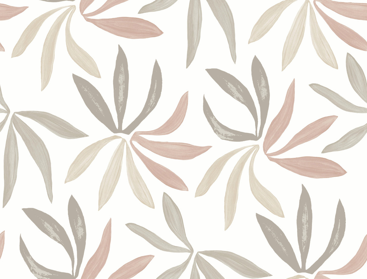Little Garden Nude & Blush Wallpaper – York Wallcoverings ZM2814