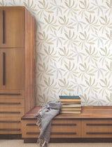 Little Garden Neutral & Pearl by York Wallcoverings Tropical Non Woven Wallpaper – York Wallcoverings ZM2815