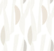 York Wallcoverings Balance Gesso geometric wallpaper in a light studio room setting