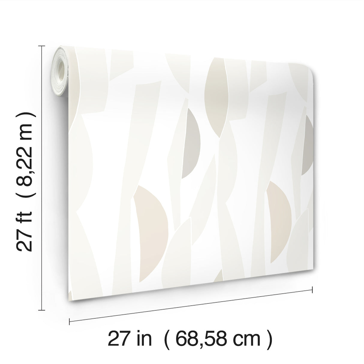Balance Gesso by York Wallcoverings Geometric Wallpaper- York Wallcoverings ZM2824