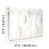 Balance Gesso by York Wallcoverings Geometric Wallpaper- York Wallcoverings ZM2824