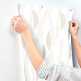 Balance Gesso by York Wallcoverings Geometric Wallpaper- York Wallcoverings ZM2824