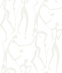 Joyful Dancers Pearl Wallpaper by York Wallcoverings, pattern ZM2833