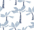 Painted Oasis Ultramarine Wallpaper by York Wallcoverings ZM2837