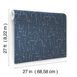 Vermillion Coast Ultramarine by York Wallcoverings Nautical Wallpaper – York Wallcoverings ZM2841