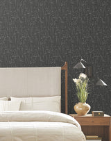 Vermillion Coast Carbon Black by York Wallcoverings Nautical Wallpaper – York Wallcoverings ZM2842
