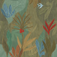Chambord Gardens Leaf & Olive Wall Mural by York Wallcoverings (ZM2847M)