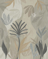 Chambord Gardens Graphite & Carbon wall mural by York Wallcoverings (SKU ZM2848M)