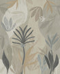 Chambord Gardens Graphite & Carbon wall mural by York Wallcoverings (SKU ZM2848M)