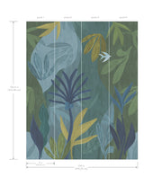 Chambord Gardens Ultramarine by York Wallcoverings Wall Mural – York Wallcoverings ZM2849M