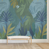 Chambord Gardens Ultramarine by York Wallcoverings Wall Mural – York Wallcoverings ZM2849M