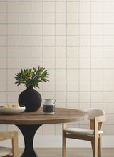 La Vitre Plaid Lichen Grey by York Wallcoverings Geometric Plaid Wallpaper – York Wallcoverings ZM2851