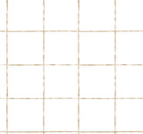 La Vitre Plaid Gold Wallpaper ZM2853 by York Wallcoverings