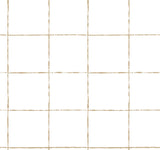 La Vitre Plaid Gold Wallpaper ZM2853 by York Wallcoverings