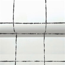 La Vitre Plaid Carbon Black by York Wallcoverings Non Woven Wallpaper- York Wallcoverings ZM2854