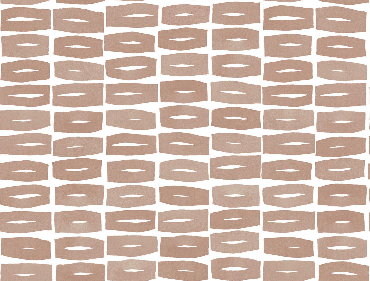 Modernist Motif Terracotta wallpaper by York Wallcoverings