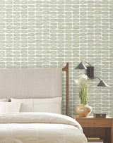 Modernist Motif Leaf by York Wallcoverings Wallpaper- York Wallcoverings ZM2862