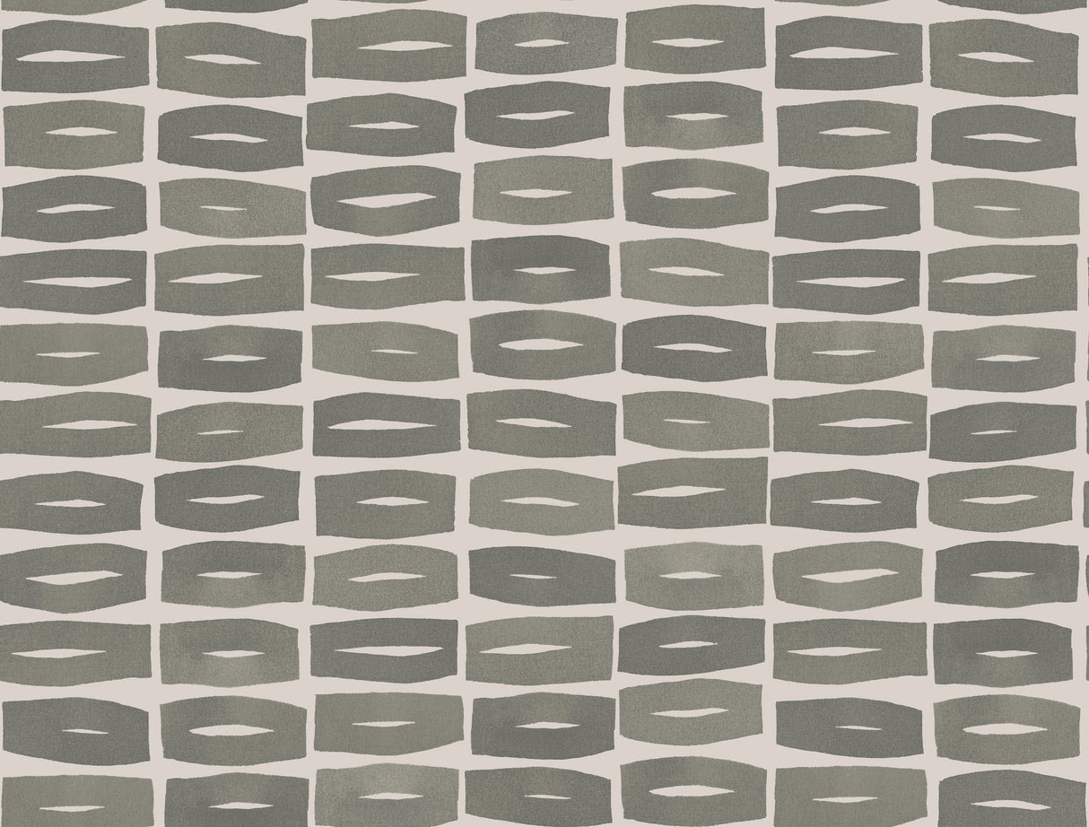 York Wallcoverings Modernist Motif Carbon Black geometric wallpaper pattern ZM2865
