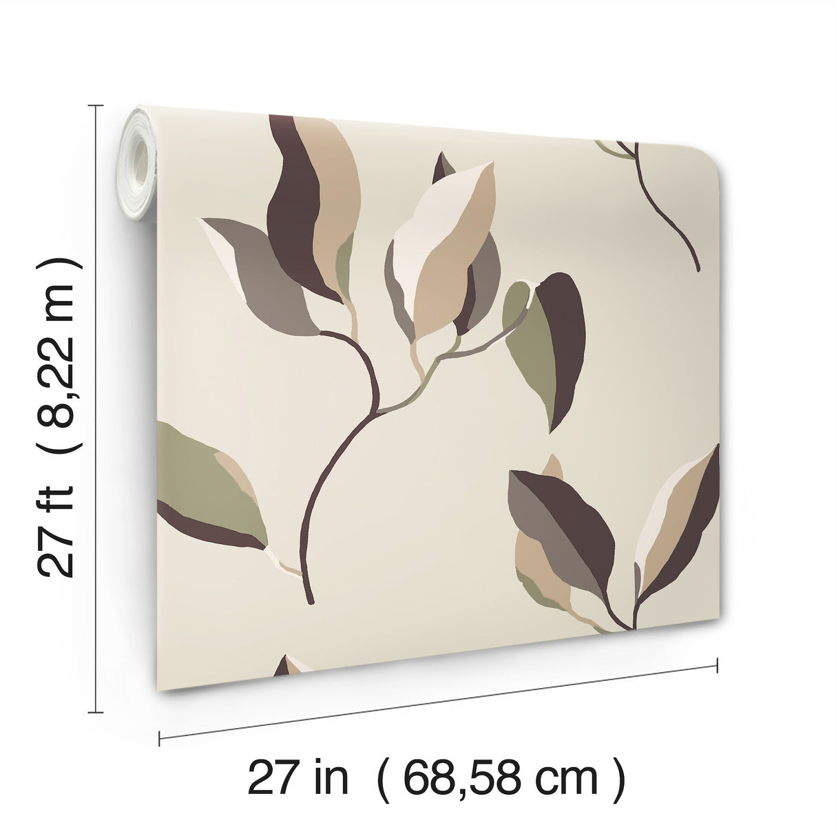 Brushwork Branches Violet by York Wallcoverings Botanical Wallpaper – York Wallcoverings ZM2875