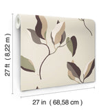 Brushwork Branches Violet by York Wallcoverings Botanical Wallpaper – York Wallcoverings ZM2875