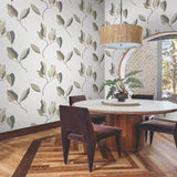 Brushwork Branches Neutral & Gold by York Wallcoverings Botanical Wallpaper – York Wallcoverings ZM2876