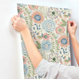 Artistic Bouquet Multicolor by York Wallcoverings Wallpaper – York Wallcoverings ZM2893