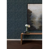 Marta Navy by A-Street Prints Floral Trail Wallpaper – Brewster Home Fashions 4147-27360