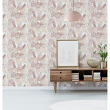 Nell Blush by Arthouse Tropical Wallpaper- Brewster Home Fashions AH297107