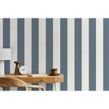 Tavish Blue by Fine Decor Stripe Wallpaper – Brewster Home Fashions FD43458