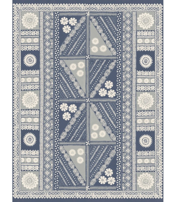 Tapa Indigo Wall Mural AB3058M by Antonina Vella