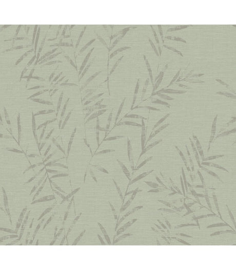 Allerton Bamboo Sage Wallpaper by Antonina Vella – York Designer Series AB3064