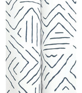 Sirih Navy by Antonina Vella Geometric Non Woven Wallpaper- York Designer Series AB3083